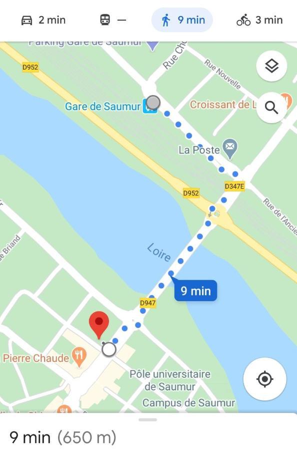 Appartement 1-6 Pers Situe Entre Les Ponts Saumur Eksteriør billede